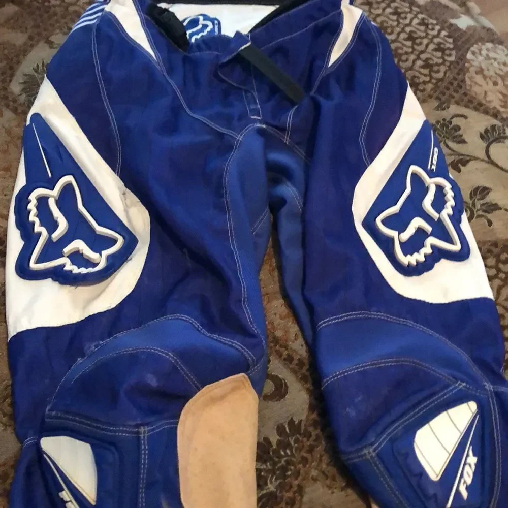 Fox Racing 180 size 30 motorcycle pants one tear